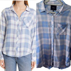 Hunter Button Up Plaid Shirt M